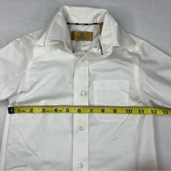 Class Club Gold Label Dress Shirt Boy Size 2/3 White - Picture 5 of 6